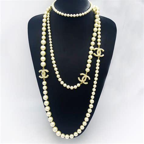 chanel pearls necklace price|cost of chanel pearl necklace.